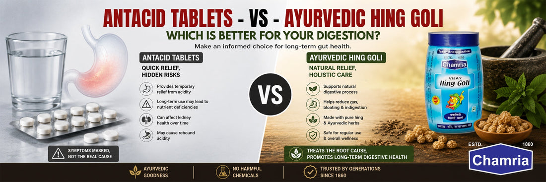Antacid Tablets vs Ayurvedic Hing Goli: Why Your Doctor Won’t Tell You About the Side Effects of Daily Antacid Use